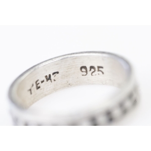 66758 MEKSYK SREBNA OBRĄCZKA PRÓBA 925 WAGA 6 G R. 20 (2).JPG