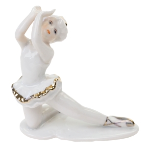 PORCELANOWA FIGURKA BALETNICY W TANECZNEJ POZIE II