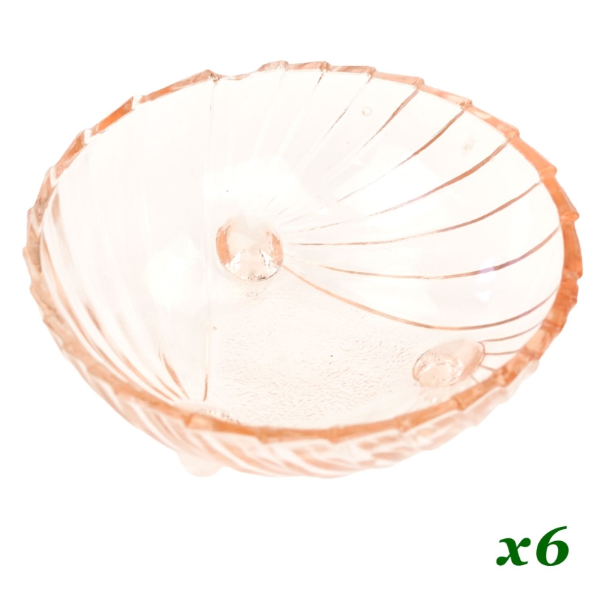 66855 KROSNO ROZALINOWKOMPLET 6 MISECZEK NA NÓŻKACH #400 (1).jpg