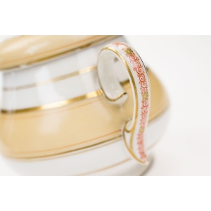 66999 BIEDERMEIER ŚLICZNA CUKIERNICA RĘCZNIE MALOWANA (4).JPG