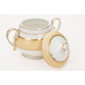 66999 BIEDERMEIER ŚLICZNA CUKIERNICA RĘCZNIE MALOWANA (5).JPG