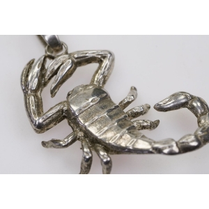 67116 SREBRNY WISIOREK ZNAK ZODIAKU SKORPION WAGA 7,2 G (2).JPG