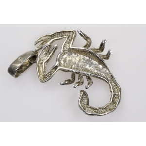 67116 SREBRNY WISIOREK ZNAK ZODIAKU SKORPION WAGA 7,2 G (3).JPG