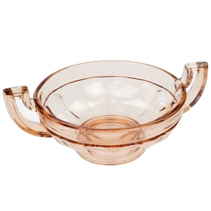 VAL SAINT LAMBERT NOEMIE ŚLICZNA ŁOSOSIOWA PATERA Z USZAMI ART-DECO