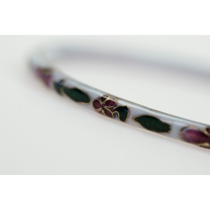 67241 CHINKA PIĘKNA BRANSOLETA EMALIA KOMÓRKOWA CLOISONNE KOLOROWE KWIATY (4).JPG