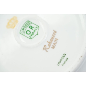 67399 LIMOGES ŚLICZNE RĘCZNIE MALOWANE PUZDERKO W KWIATY (6).JPG