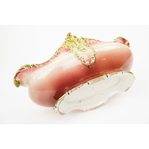 67604 SARREGUEMINES MAJOLIKA CUDOWNA ŻARDINIERA (5).JPG