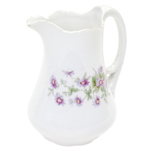 CUDOWNA SECESJA UROCZY MLECZNIK STARUSZEK FIOLETOWE KWIECIE