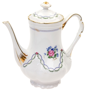 ROYAL LIMOGES ŚLICZNY RĘCZNIE MALOWANY DZBANEK DO KAWY