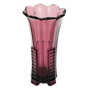 INWALD RUDOLFOVA  R. SCHRÖTTER BAKŁAŻANOWY WAZON W STYLU ART-DECO 