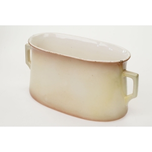 68030 CZECHOSŁOWACJA ART-DECO PARA WAZONÓW I ŻARDINIERA NA KOMINEK PTAKI (11).JPG