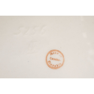 68030 CZECHOSŁOWACJA ART-DECO PARA WAZONÓW I ŻARDINIERA NA KOMINEK PTAKI (13).JPG