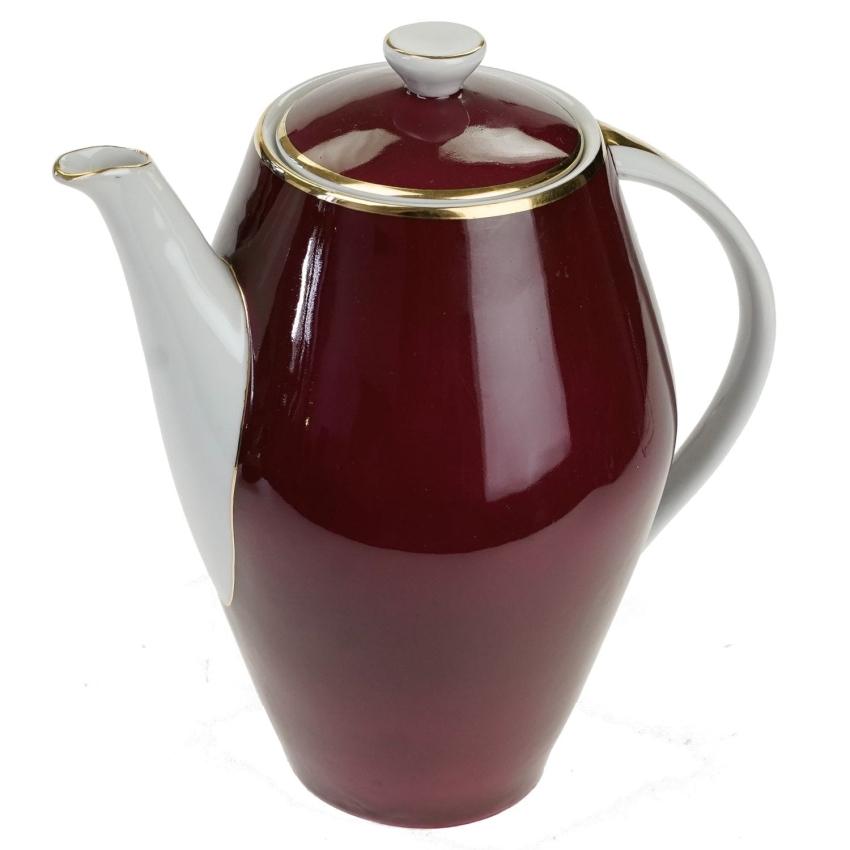 53971 KAROLINA JOANNA W. POTACKI BRĄZOWO-BORDOWY DZBANEK POLSKI NEW LOOK (1).jpg