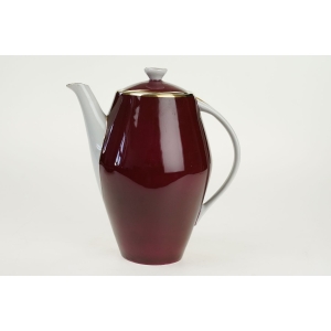 53971 KAROLINA JOANNA W. POTACKI BRĄZOWO-BORDOWY DZBANEK POLSKI NEW LOOK (2).JPG