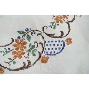 68064 BAWEŁNIANY OBRUS HAFT KRZYŻYKOWY 171 X 140 CM (4).JPG
