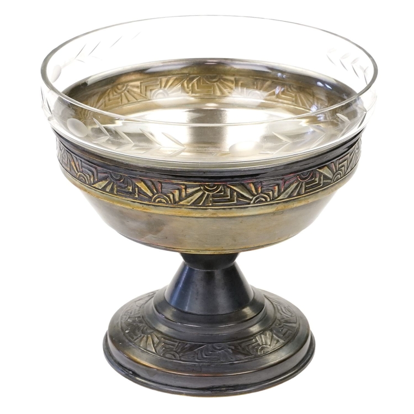68140 PLATEROWANA PATERA ZE SZKLANYM WKŁADEM ART-DECO (1).jpg