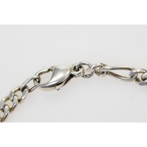 68243 SREBRO PRÓBA 925 BRANSOLETKA MĘSKA O SPLOCIE FIGARO 9,9 G DŁUGOŚĆ 21,5 CM (3).JPG