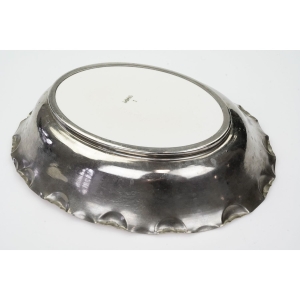 68340 T. PAETSCH CERAMICZNA OWALNA MISA KOSZYK PATERA KWIATY (5).JPG