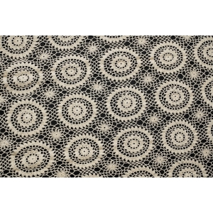 68393 SZYDEŁKO SPORY KREMOWY OBRUS WZÓR W GWIAZDY ROZETY 175 X 125 cm (2).JPG