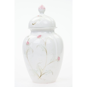 68676 WŁOCHY RĘCZNIE MALOWANA AMFORA WAZA NACZYNIE Z POKRYWĄ (2).JPG