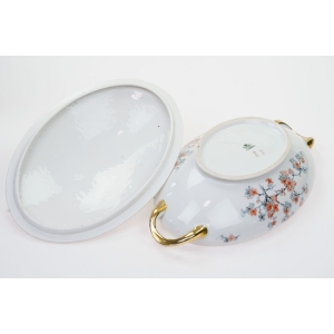 68678 VICTORIA STARA OWALNA WAZA TERYNA W KWIATUSZKI (5).JPG