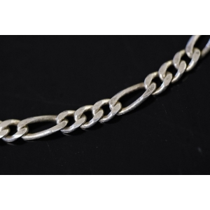 68706 SREBRO PRÓBA 925 BRANSOLETKA O SPLOCIE FIGARO 3,1 G DŁUGOŚĆ 19 CM (3).JPG