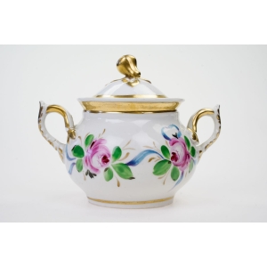 68787 BIEDERMEIER CUKIERNICA RĘCZNIE MALOWANE KWIATY I GRUSZKA (2).JPG