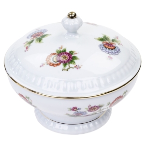 BAREUTHER BOMBONIERA ORIENTALNE BARWNE KWIATY