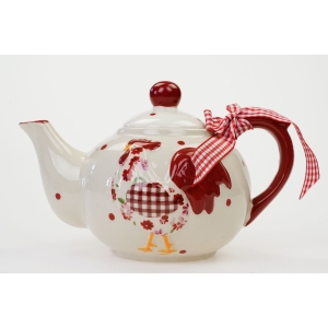68842 WIELKANOC KOGUT CERAMICZNY CZAJNIK BIAŁO-CZERWONY STYLIZOWANY (2).JPG