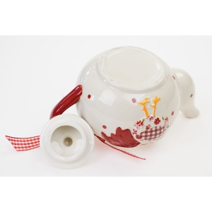 68842 WIELKANOC KOGUT CERAMICZNY CZAJNIK BIAŁO-CZERWONY STYLIZOWANY (5).JPG