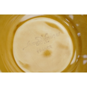 68901 SARREGUEMINES MAJOLIKA CUDOWNY OWOCOWY POJEMNIK NA KONFITURY WISIENKI (6).JPG