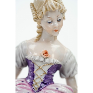 68904 L SERAFIN CAPODIMONTE PIĘKNA FIGURA DAMY JESIENNEJ - JESIENI (2).JPG