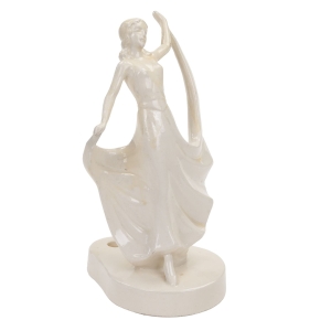 68907 ŁADNA FIGURA KOBIETY W SUKNI W STYLU SECESJI CERAMIKA (1).jpg