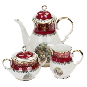 68966 ZEH SCHERZER KOŚĆ SŁONIOWA ZŁOCENIA, BORDOWY GARNITUR DO MOKKI ZE SCENKAMI (1).jpg