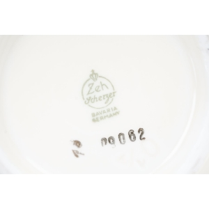 68966 ZEH SCHERZER KOŚĆ SŁONIOWA ZŁOCENIA, BORDOWY GARNITUR DO MOKKI ZE SCENKAMI (7).JPG