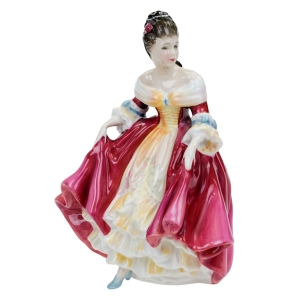COALPORT SERIA LADIES OF FASHION PIĘKNA FIGURA DAMY W SUKNI
