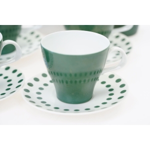 69071 THOMAS ROSENTHAL T. WIRKKALA FINLANDIA GRÜN ŚWIETNY SERWIS DO KAWY NA 4 OSÓB (3).JPG