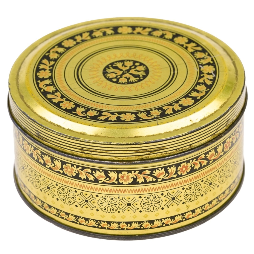 69101 STARA METALOWA PUSZKA PO LANDRYNKACH PRL (1).jpg