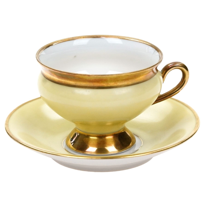 67396 KPM KOPENHAGA CYTRYNOWA FILIŻANKA ZE SPODKIEM (1).jpg