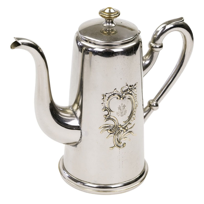 69194 WMF STARY DZBANEK DO KAWY PLATEROWANY SREBREM (1).jpg