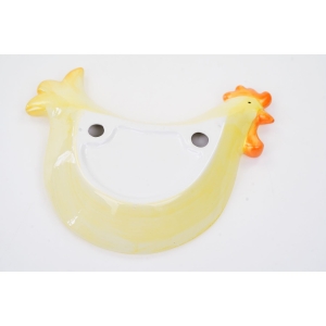 69276 WIELKANOC BARWNA RĘCZNIE MALOWANA CERAMICZNA PATERA NA JAJKA W KSZTAŁCIE KURY (4).JPG