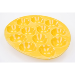 69287 WIELKANOC ŻÓŁTE JAJO PATERA W KSZTAŁCIE JAJKA DO SERWOWANIA JAJ (3).JPG