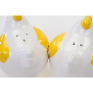 69293 WIELKANOC CERAMICZNA PIEPRZNICZKA SOLNICZKA KURKI NA SÓL I PIEPRZ (3).JPG