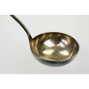 69311 PLATEROWANA SREBREM PIĘKNA CHOCHLA ŁYŻKA WAZOWA (3).JPG