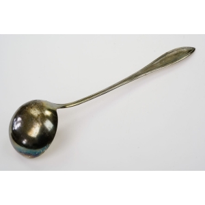 69311 PLATEROWANA SREBREM PIĘKNA CHOCHLA ŁYŻKA WAZOWA (4).JPG