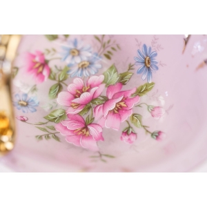 69717 CHODOV ANFRA KOSZYCZEK Z RÓŻOWEJ PORCELANY BUKIETY KWIATÓW (3).JPG