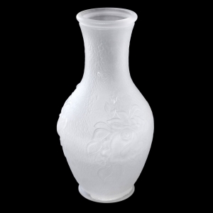 WŁOCHY OGROMNY WAZON SATYNOWY RÓŻE