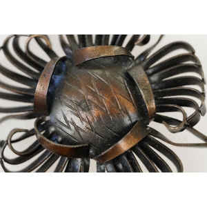 69851 METALOPLASTYKA MIEDŹ ROZETA Z PRLU (2).JPG