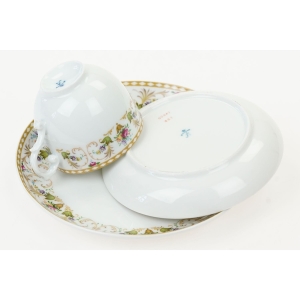 69894 FÜRSTENBERG ŚLICZNA ŚNIADANIÓWKA WAZY Z KWIATAMI (5).JPG