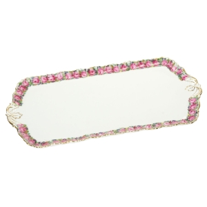 69912 ŚLICZNA TACA PATERA RÓŻANA BORDIURA I ZŁOCENIA (1).jpg